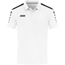JAKO Sport-Polo Power (Mischgewebe, strapazierfähig) weiss Kinder