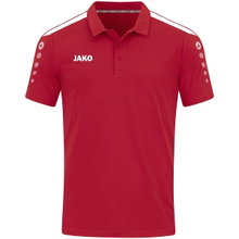 JAKO Sport Polo Power (mixed fabric, durable) red Men