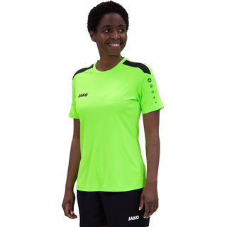 JAKO Koszulka Sportowa Trikot Power (Poliester-Interlock, wytrzymały) neonowy zielony Damski