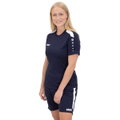 JAKO Sport-Shirt Trikot Power (Polyester-Interlock, strapazierfähig) marineblau Damen