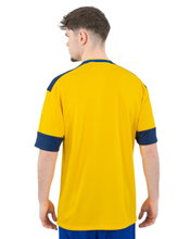JAKO Sport T-shirt Club 92 Jersey (V-neck, Retro Charm, Oversized Cut) short-sleeved yellow/blue men's