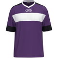 JAKO Sport T-shirt Club 92 Jersey (V-neck, Retro Charm, Oversized Cut) short-sleeved purple/white men's