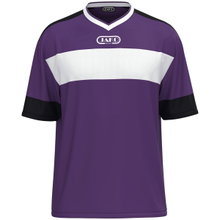 JAKO Sport T-shirt Club 92 Jersey (V-neck, Retro Charm, Oversized Cut) short-sleeved purple/white men's