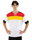 JAKO Sport T-shirt Club 92 Jersey (V-neck, Retro Charm, Oversized Cut) short-sleeved white/red/yellow men's