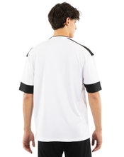 JAKO Sport T-shirt Club 92 Jersey (V-neck, Retro Charm, Oversized Cut) short-sleeved white/red/yellow men's