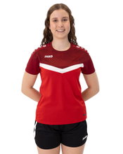 JAKO Sport Shirt Iconic (Polyester Micro Mesh) red/wine red Ladies
