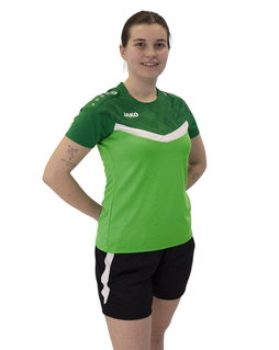 JAKO Sport-Shirt Iconic (Polyester-Micro-Mesh) grün/dunkelgrün Damen