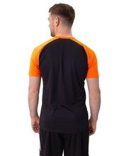 JAKO Sport T-shirt Iconic (Polyester Micro Mesh) black/neon orange Men's