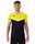 JAKO Sport-Tshirt Iconic (Polyester-Micro-Mesh) schwarz/gelb Herren