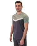 JAKO Sport-Tshirt Iconic (Polyester-Micro-Mesh) anthrazitgrau/mintgrün Herren