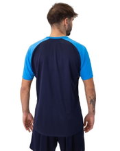 JAKO Sport T-shirt Iconic (Polyester Micro Mesh) navy blue/light blue/yellow Men's