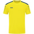 JAKO Sport-Tshirt Trikot Power (Polyester-Interlock, strapazierfähig) gelb/royalblau Kinder