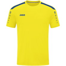 JAKO Sport T-shirt Jersey Power (Polyester Interlock, durable) yellow/royal blue Children