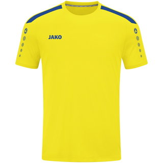 JAKO Sport T-shirt Jersey Power (Polyester Interlock, durable) yellow/royal blue Children