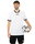 JAKO Sport-Tshirt Retro Trikot (V-Ausschnitt, atmungsaktiv) kurzarm weiss/schwarz Herren
