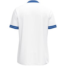 JAKO Sport-Tshirt Retro Trikot (V-Ausschnitt, atmungsaktiv) kurzarm weiss/royalblau Herren