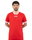 JAKO Sport-Tshirt Retro Trikot (V-Ausschnitt, atmungsaktiv) kurzarm rot/weiss Herren