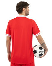 JAKO Sport T-shirt Retro Jersey (V-neck, breathable) short-sleeved red/white men's