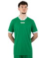 JAKO Sport T-shirt Retro Jersey (V-neck, breathable) short-sleeved green/white men's