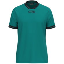 JAKO Sport T-shirt Retro Jersey (V-neck, breathable) short-sleeved turquoise blue men's