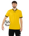 JAKO Sport-Tshirt Retro Trikot (V-Ausschnitt, atmungsaktiv) kurzarm gelb/schwarz Herren