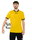JAKO Sport-Tshirt Retro Trikot (V-Ausschnitt, atmungsaktiv) kurzarm gelb/schwarz Herren