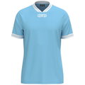 JAKO Sport T-shirt Retro Jersey (V-neck, breathable) short-sleeved light blue/white men's