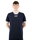 JAKO Sport T-shirt Retro Jersey (V-neck, breathable) short-sleeved navy blue/white men's