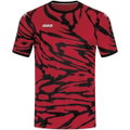 JAKO Sport-Tshirt Trikot Animal (Polyester-Interlock, angenehmes Tragegefühl) rot/schwarz Herren