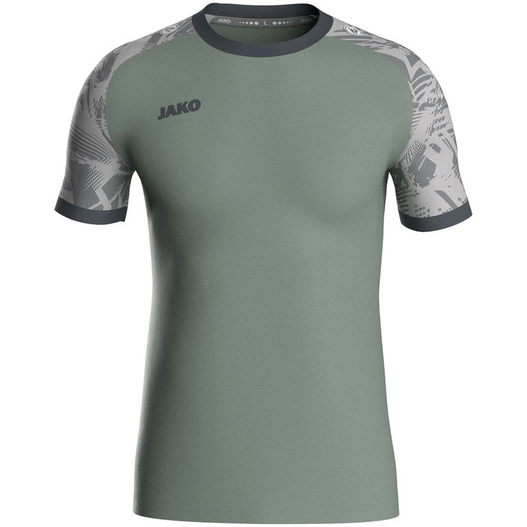 JAKO Sport-Tshirt Trikot Iconic (Polyester-Interlock) mintgrün/grau Kinder