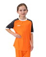 JAKO Sport-Tshirt Trikot Iconic (Polyester-Interlock) orange/schwarz Kinder