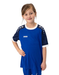 JAKO Sport-Tshirt Trikot Iconic (Polyester-Interlock) royalblau/marineblau Kinder