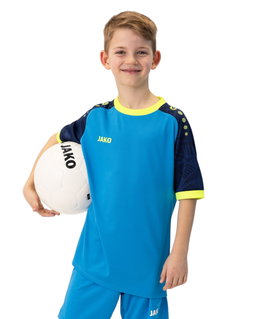 JAKO Sports T-shirt Jersey Iconic (Polyester Interlock) jacob blue/navy blue/yellow Children