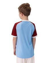 JAKO Sports T-shirt Jersey Iconic (Polyester Interlock) sky blue/wine red children