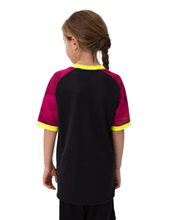 JAKO Sports T-shirt Jersey Iconic (Polyester Interlock) black/pink/yellow children