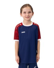 JAKO Sports T-shirt Jersey Iconic (Polyester Interlock) navy blue/red children