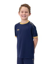 JAKO Sports T-shirt Jersey Iconic (Polyester Interlock) navy blue/gold Children