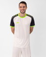 JAKO Sport-Tshirt Trikot Iconic (Polyester-Interlock) weiss/schwarz/grün Herren