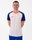 JAKO Sport-Tshirt Trikot Iconic (Polyester-Interlock) weiss/royalblau/orange Herren
