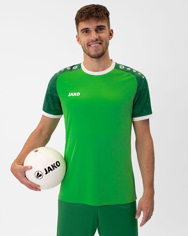 JAKO Koszulka Sportowa Trikot Iconic (Poliester-Interlock) zielona Mężczyźni
