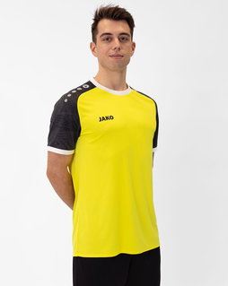 JAKO Sport-Tshirt Trikot Iconic (Polyester-Interlock) gelb/schwarz Herren