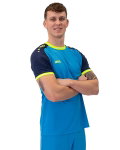 JAKO Sport-Tshirt Trikot Iconic (Polyester-Interlock) blau/marineblau/gelb Herren
