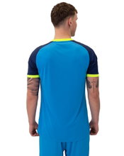 JAKO Sport T-shirt Jersey Iconic (Polyester Interlock) blue/navy blue/yellow Men