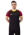 JAKO Sport-Tshirt Trikot Iconic (Polyester-Interlock) schwarz/pink/gelb Herren