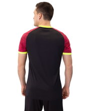 JAKO Sports T-shirt Jersey Iconic (Polyester Interlock) black/pink/yellow Men's