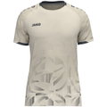 JAKO Sportowa koszulka T-shirt Trikot Sonic KA (szybkoschnąca, wytrzymała) szaro/czarna męska