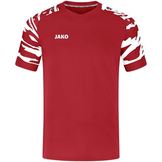 JAKO Koszulka sportowa Trikot Wild (Jersey z poliestru i elastanu) czerwono/biała męska