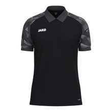 JAKO Sport-Polo Sonic (leicht, atmungsaktiv) schwarz/anthrazitgrau Herren