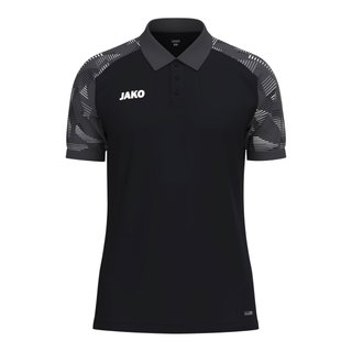 JAKO Sport-Polo Sonic (lekki, oddychający) czarny/antracytowy męski