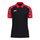 JAKO Sport-Polo Sonic (leicht, atmungsaktiv) schwarz/rot Herren